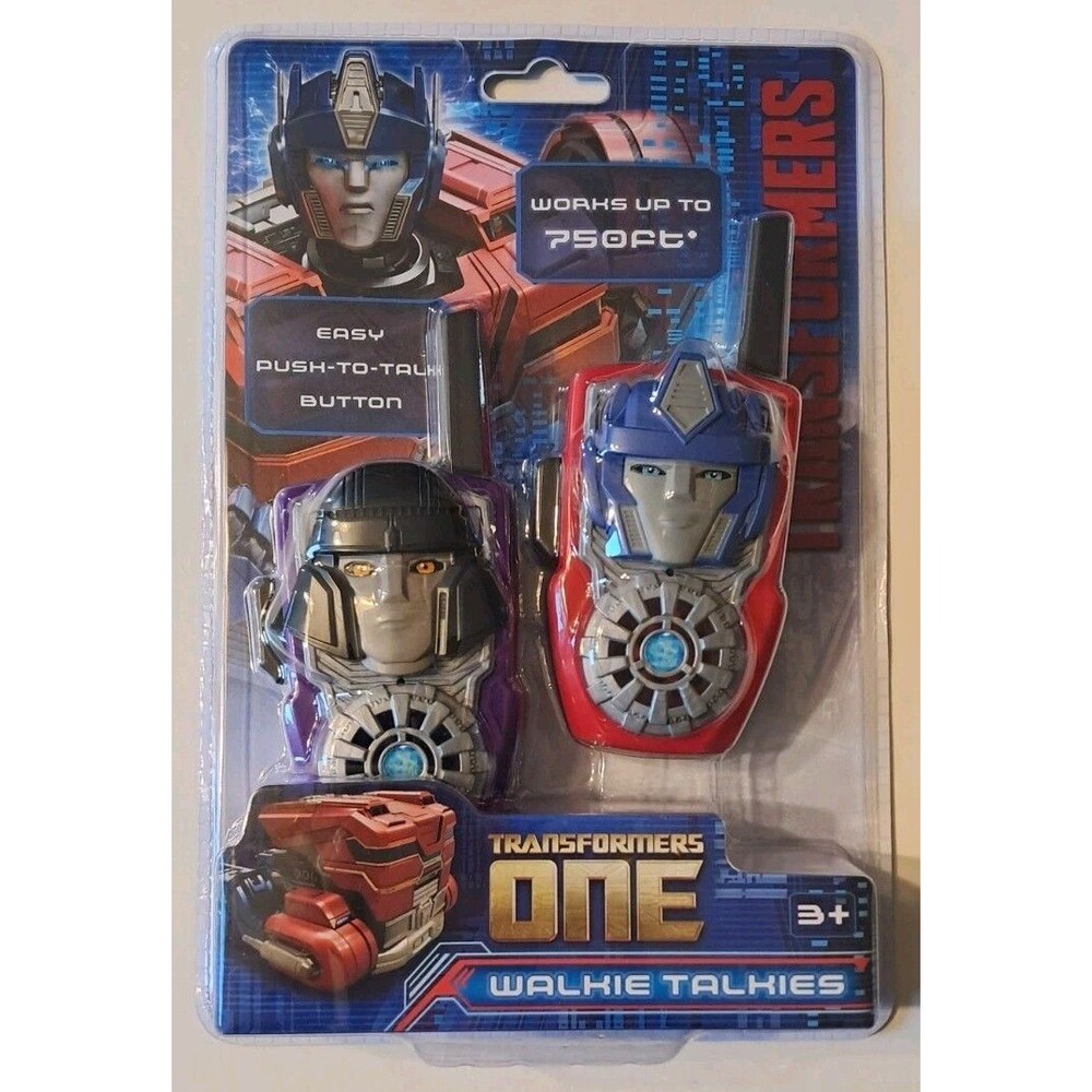Hasbro Transformers One Walkie Talkies Megatron Optimus Prime